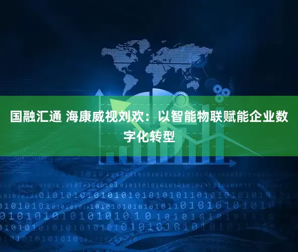 国融汇通 海康威视刘欢：以智能物联赋能企业数字化转型