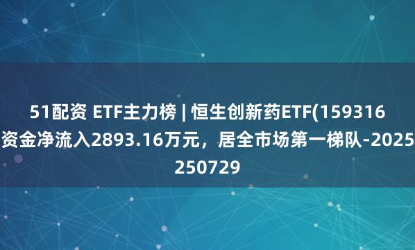 51配资 ETF主力榜 | 恒生创新药ETF(159316)主力资金净流入2893.16万元，居全市场第一梯队-20250729