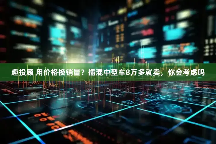 趣投顾 用价格换销量？插混中型车8万多就卖，你会考虑吗
