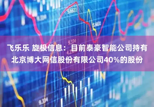 飞乐乐 旋极信息：目前泰豪智能公司持有北京博大网信股份有限公司40%的股份