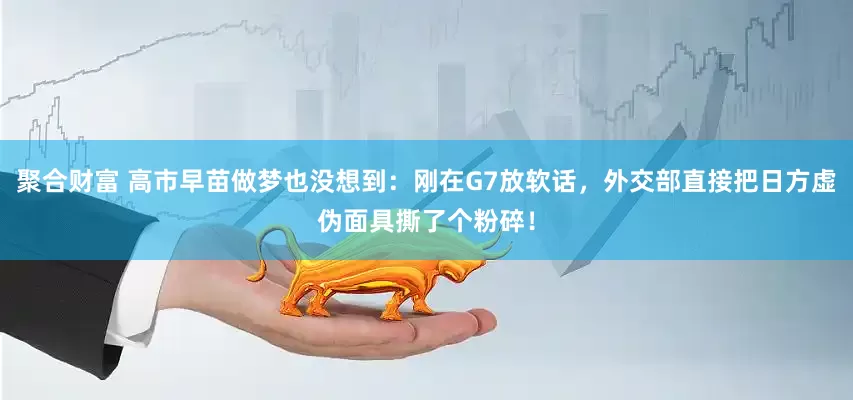 聚合财富 高市早苗做梦也没想到：刚在G7放软话，外交部直接把日方虚伪面具撕了个粉碎！