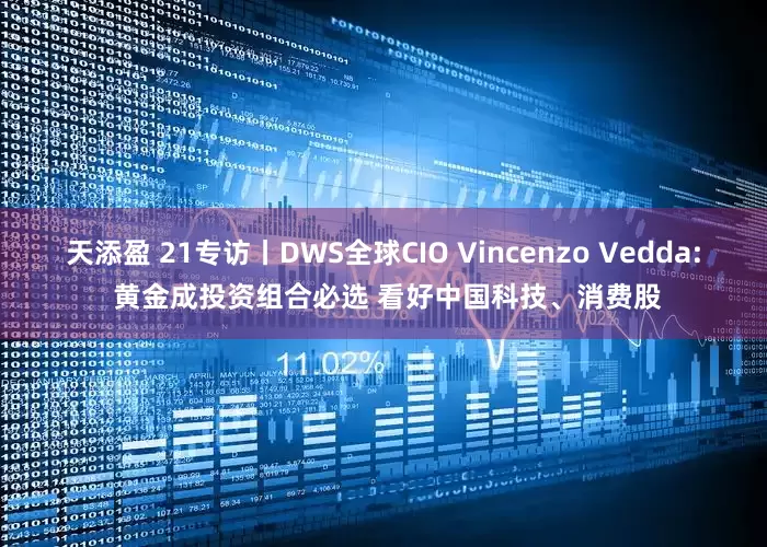 天添盈 21专访丨DWS全球CIO Vincenzo Vedda: 黄金成投资组合必选 看好中国科技、消费股